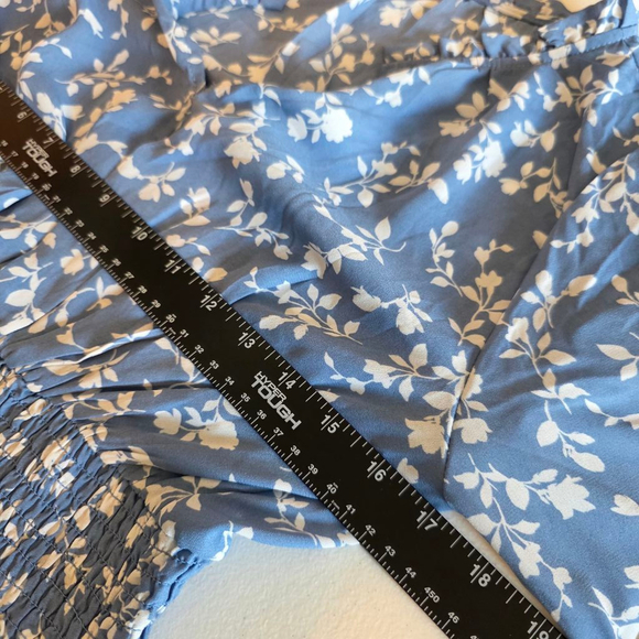 Steve Madden Dress Size S Blue Floral - Picture 7 of 9
